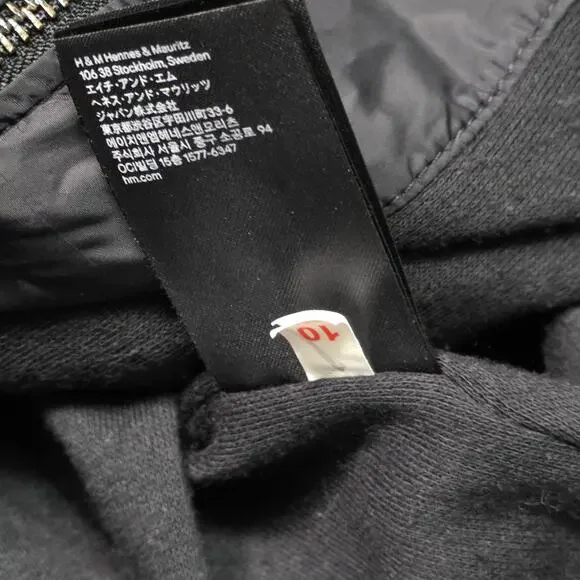 H&M NASA Bomber Jacket Men’s Large Black - Picture 9 of 9